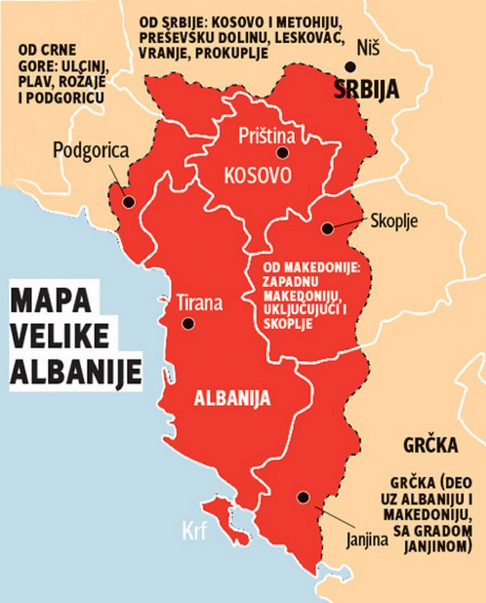 velika albanija